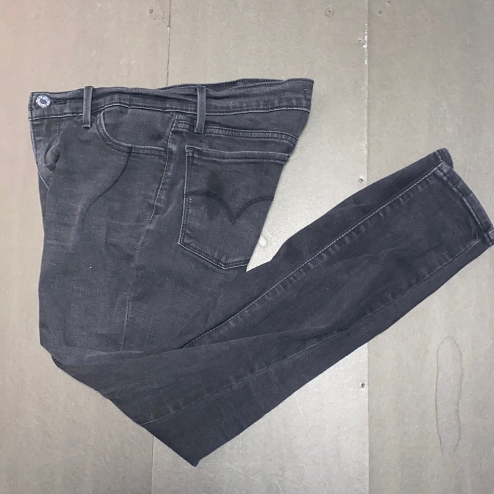 Levi’s 710 Super Skinny W29 Black Denim Jeans